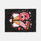 Funny 67 Meme Six Seven Ice Cream Matching Couples Fleecedecke (Vorderseite (Horizontal))