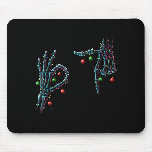 Funny 67 Meme Skeleton 67 Christmas Holiday Women Mousepad (Vorne)