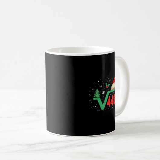Funny 67 Meme Square Root 4489 Slang Math Teacher  Kaffeetasse (VorderseiteRechts)
