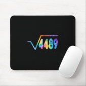 Funny 67 Meme Square Root 4489 Slang Math Teacher Mousepad (Mit Mouse)