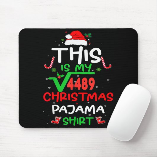 Funny 67 Meme Square Root 4489 Slang Math Teacher  Mousepad (Mit Mouse)