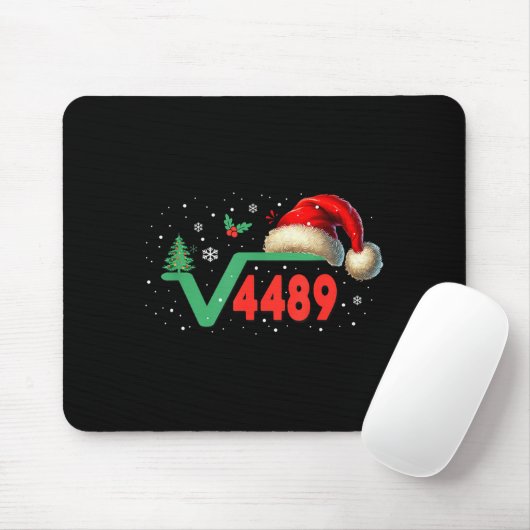 Funny 67 Meme Square Root 4489 Slang Math Teacher  Mousepad (Mit Mouse)