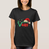Funny 67 Meme Square Root 4489 Slang Math Teacher T-Shirt (Vorderseite)