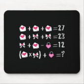 Funny 67 Meme Valentine Math Teacher Bow Six Seven Mousepad (Vorne)