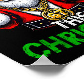 Funny 67 Santa Christmas Shirts Kids Teen Boys 6-7 Poster (Ecke)