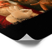 Funny 67 Santa With Bigfoot Six Seven 6 7 Meme Chr Poster (Ecke)