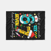 Funny 67 School Nurse Christmas Six Seven School N Fleecedecke (Vorderseite (Horizontal))