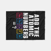 Funny 67 Sechs sieben Matching Elements regelmäßig Fleecedecke (Vorderseite (Horizontal))