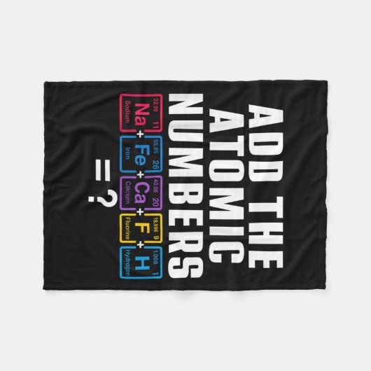 Funny 67 Sechs sieben Matching Elements regelmäßig Fleecedecke (Vorderseite (Horizontal))