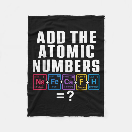 Funny 67 Sechs sieben Matching Elements regelmäßig Fleecedecke (Vorderseite)