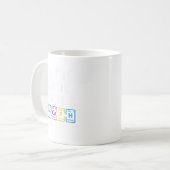 Funny 67 Sechs sieben Matching Elements regelmäßig Kaffeetasse (Vorderseite Links)