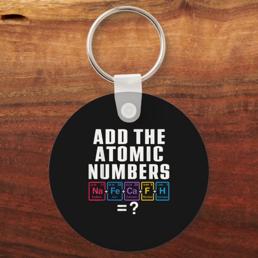 Funny 67 Sechs sieben Matching Elements regelmäßig Schlüsselanhänger (Vorderseite)