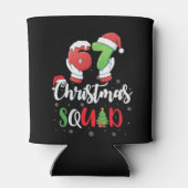 Funny 67 Six Seven Brianrot Christmas Squad Dosenkühler (Rückseite)