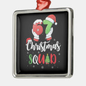 Funny 67 Six Seven Brianrot Christmas Squad Ornament Aus Metall (Links)