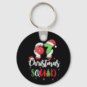 Funny 67 Six Seven Brianrot Christmas Squad Schlüsselanhänger (Rückseite)