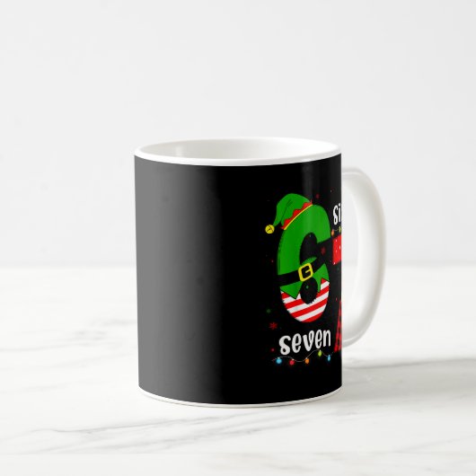 Funny 67 Six Seven Christmas Boys Girls Kids Teens Kaffeetasse (VorderseiteRechts)