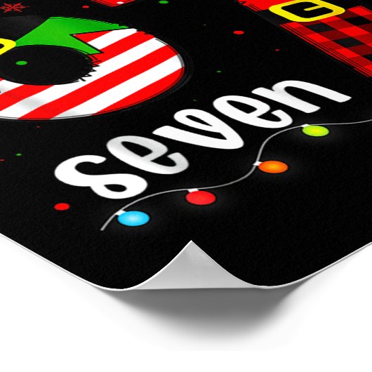 Funny 67 Six Seven Christmas Boys Girls Kids Teens Poster (Ecke)