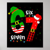 Funny 67 Six Seven Christmas Boys Girls Kids Teens Poster (Vorne)