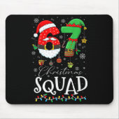 Funny 67 Six Seven Crew Meme Christmas Squad 6 7 S Mousepad (Vorne)