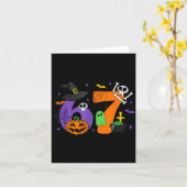 Funny 67 Six Seven Halloween Meme Gen Alpha Karte (Gelbe Blume)