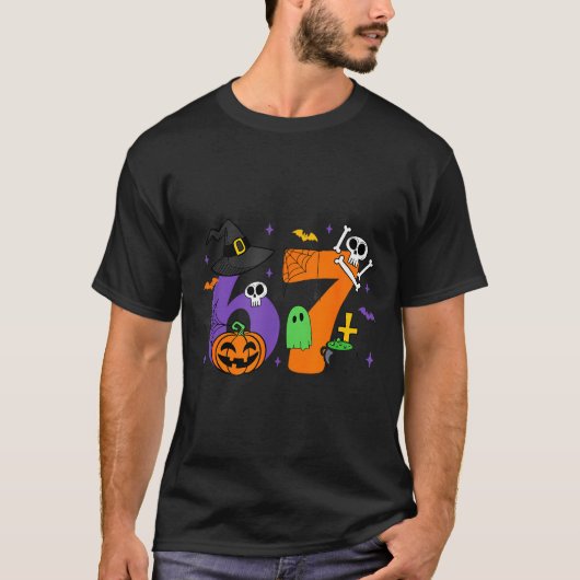 Funny 67 Six Seven Halloween Meme Gen Alpha  T-Shirt (Vorderseite)