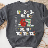 Funny 67 six seven meme 12 days of Christmas black Sweatshirt