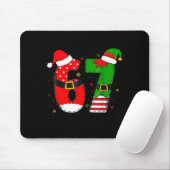 Funny 67 Six Seven Meme 6 7 Christmas Elf Santa Pa Mousepad (Mit Mouse)