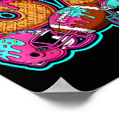 Funny 67 Six Seven Meme American Football Number # Poster (Ecke)