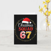 Funny 67 Six Seven Meme Brainrot 67 Christmas Squa Karte (Gelbe Blume)