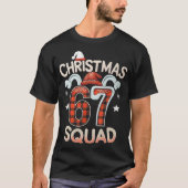 Funny 67 Six Seven Meme Brainrot Christmas Squad T-Shirt (Vorderseite)