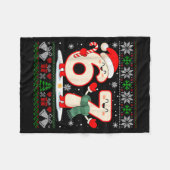 Funny 67 Six Seven Meme Brainrot Cringe Christmas Fleecedecke (Vorderseite (Horizontal))