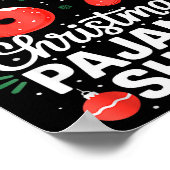 Funny 67 Six Seven Meme Brainrot Cringe Christmas Poster (Ecke)