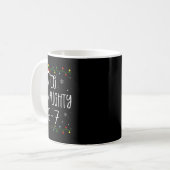 Funny 67 Six Seven Meme Christmas Naughty Nice Lis Kaffeetasse (Vorderseite Links)