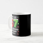 Funny 67 Six Seven Meme Christmas Pajama Shirt Kid Kaffeetasse (Vorderseite Links)