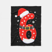 Funny 67 Six Seven Meme Couple Matching Christmas Fleecedecke (Vorderseite)