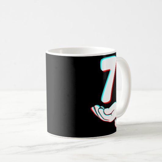 Funny 67 Six Seven Meme Couple Matching Christmas Kaffeetasse (VorderseiteRechts)
