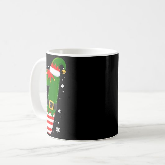 Funny 67 Six Seven Meme Couple Matching Christmas Kaffeetasse (Vorderseite Links)