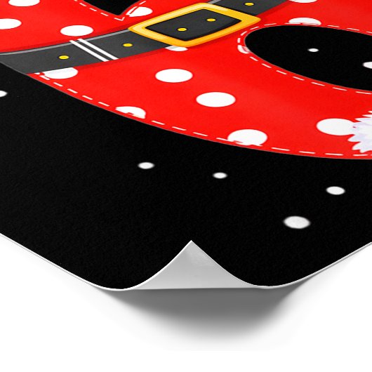 Funny 67 Six Seven Meme Couple Matching Christmas Poster (Ecke)