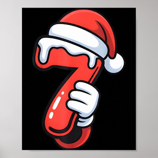 Funny 67 Six Seven Meme Couple Matching Christmas Poster (Vorne)