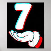 Funny 67 Six Seven Meme Couple Matching Christmas Poster (Vorne)