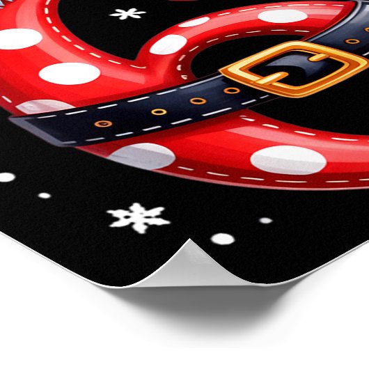 Funny 67 Six Seven Meme Couple Matching Christmas Poster (Ecke)