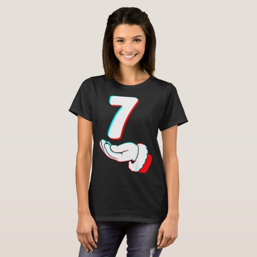 Funny 67 Six Seven Meme Couple Matching Christmas T-Shirt (Vorne ganz)