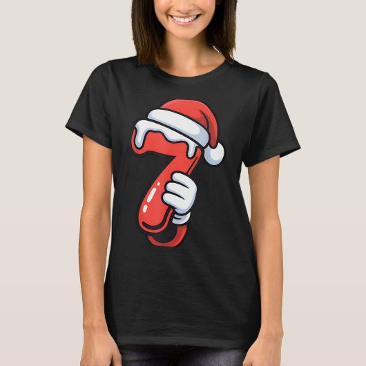 Funny 67 Six Seven Meme Couple Matching Christmas T-Shirt (Vorderseite)