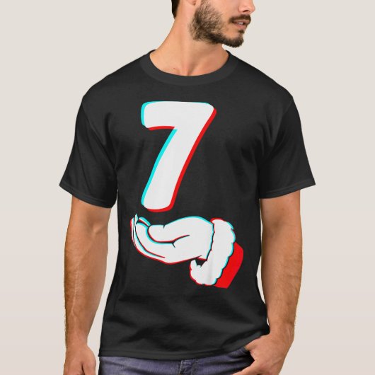 Funny 67 Six Seven Meme Couple Matching Christmas T-Shirt (Vorderseite)