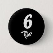 Funny 67 Six Seven Meme Couple Matching Halloween Button (Vorderseite)