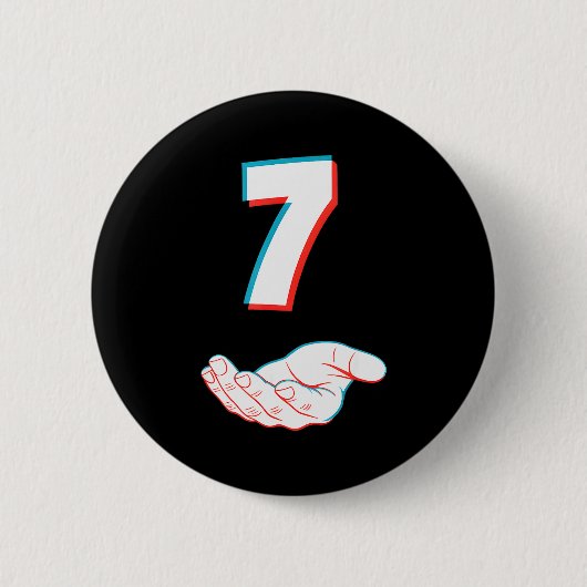 Funny 67 Six Seven Meme Couple Matching Halloween Button (Vorderseite)