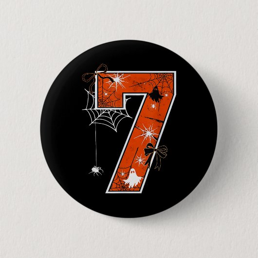 Funny 67 Six Seven Meme Couple Matching Halloween Button (Vorderseite)