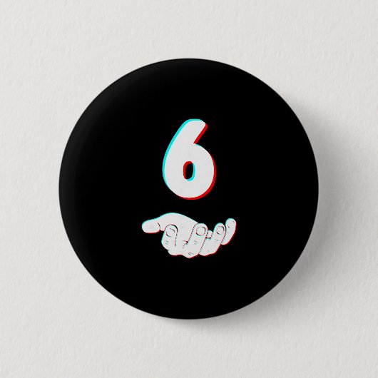 Funny 67 Six Seven Meme Couple Matching Halloween Button (Vorderseite)