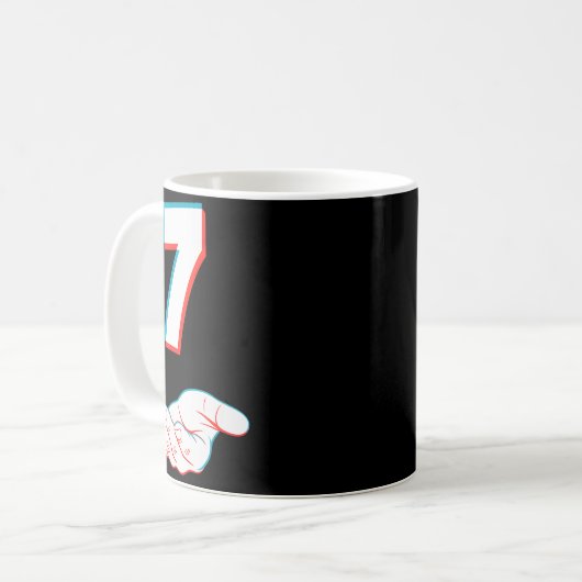 Funny 67 Six Seven Meme Couple Matching Halloween Kaffeetasse (Vorderseite Links)