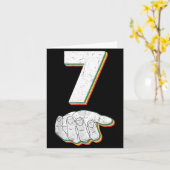 Funny 67 Six Seven Meme Couple Matching Halloween Karte (Gelbe Blume)